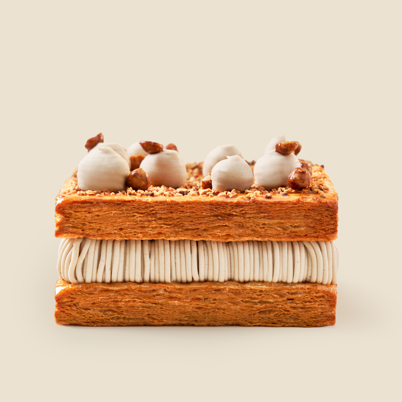 MILLE-FEUILLE à la NOISETTE
